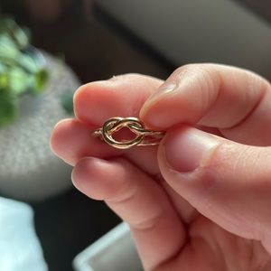 infinite twist gold* ring